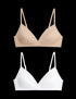 Marks & Spencer "2pk Non Wired First Bras AA-D"